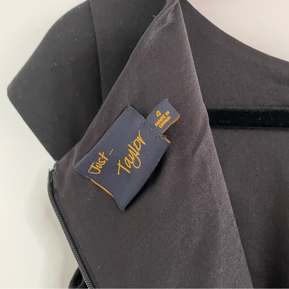 Taylor Black Cocktail dress with adjustable tie waist - Picture 6 of 8